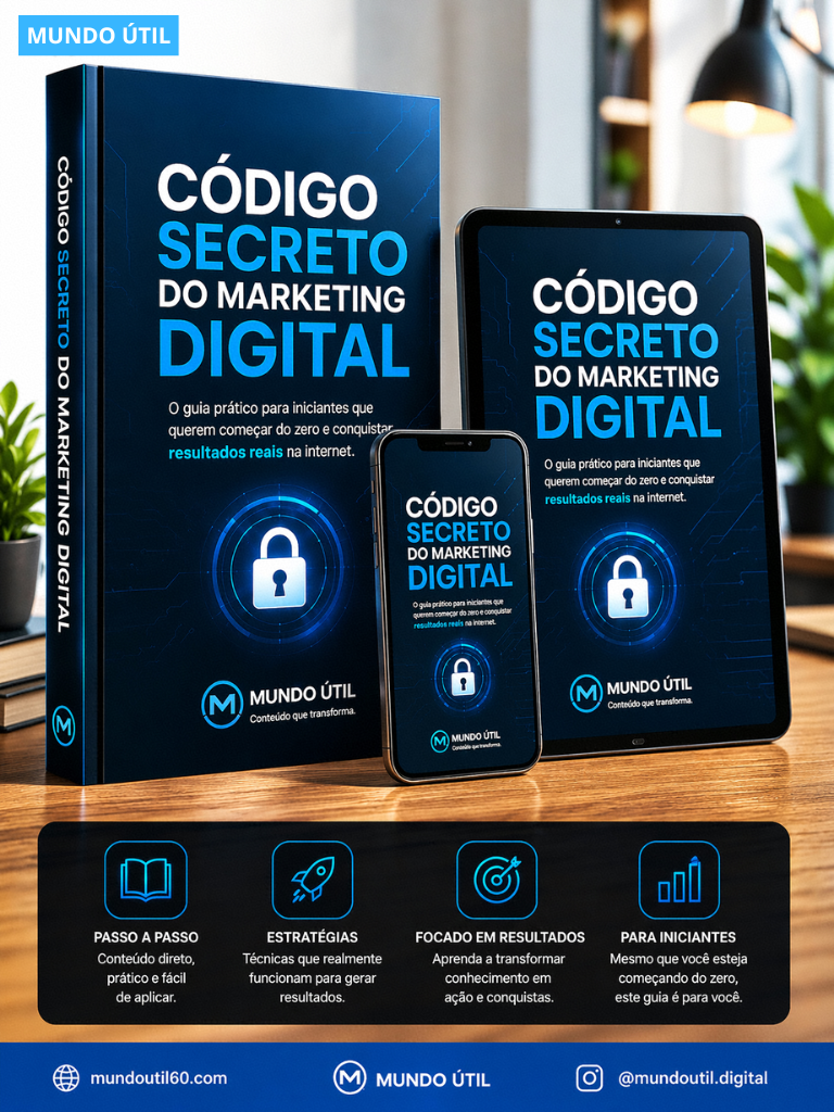 Mockup do ebook Código Secreto do Marketing Digital